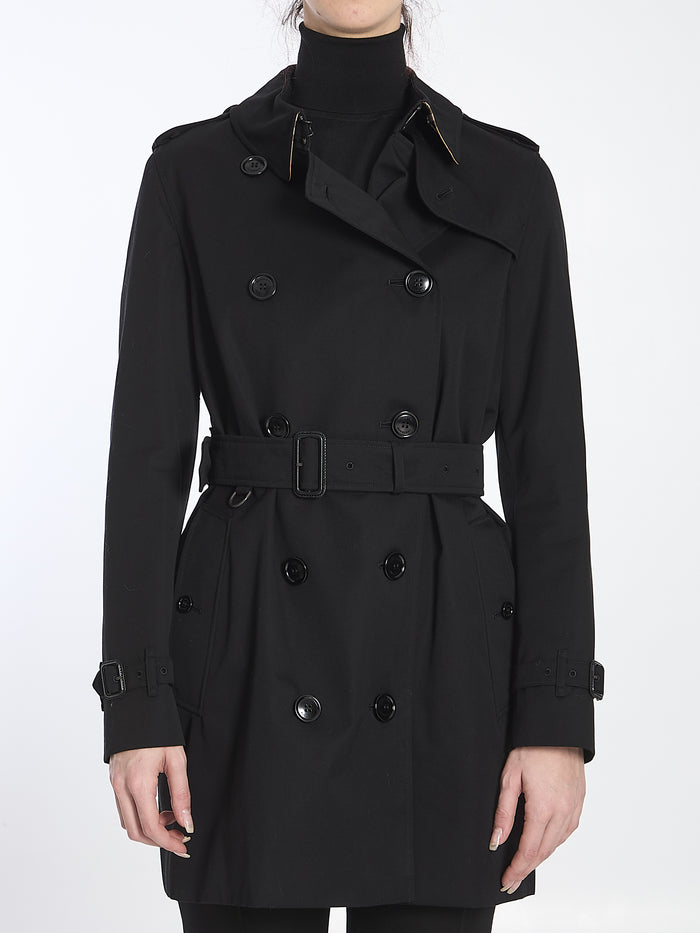 Burberry Black Cotton Trench