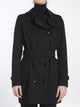 Burberry Black Cotton Trench