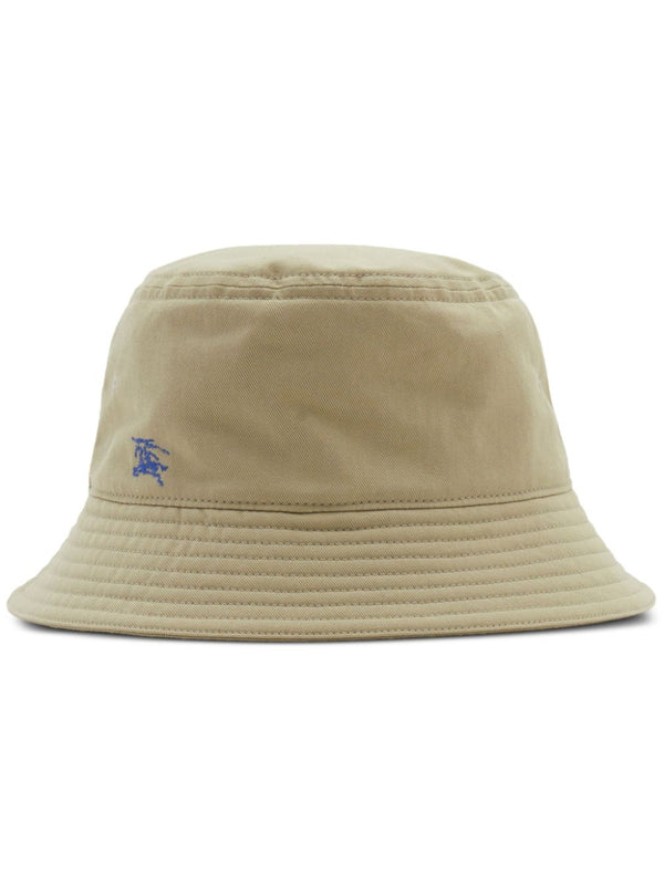 Burberry Khaki Cotton Bucket Hat