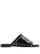 Burberry Leather Peep Sandals