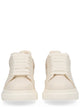 Alexander Mcqueen White Silk Sneakers