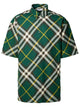 Burberry Check Motif Cotton Shirt