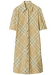 Burberry Embroidered Cotton Shirt Dress