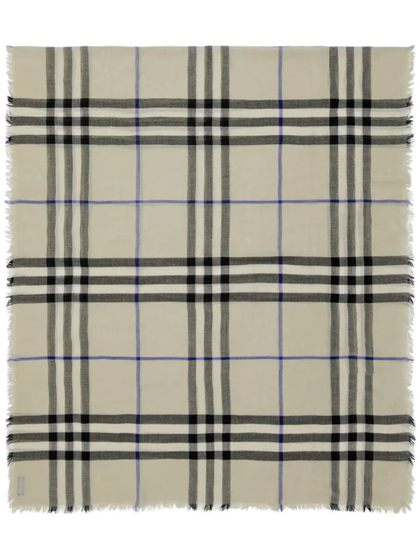 Burberry Lightweight Lichen Wool Scarf