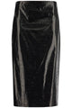 Alexander Mcqueen Black Canvas Skirt