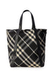 Burberry Embroidered Fabric Festival Shopping Bag