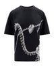 Burberry Black Cotton T-Shirts And Polos