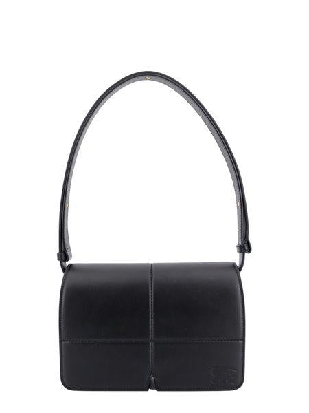 Burberry Black Leather Snip Shoulder Bag