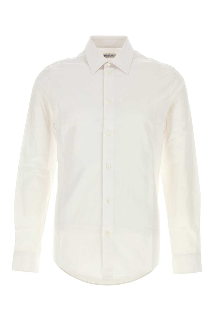 Burberry White Poplin Shirt