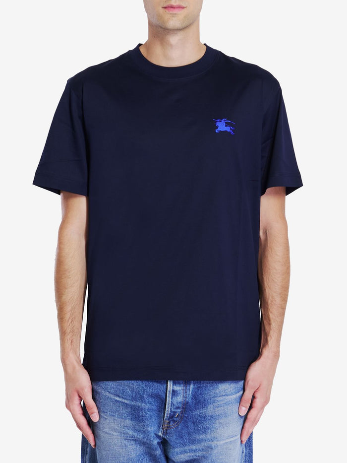 Burberry Eks Logo Embroidered T-Shirt