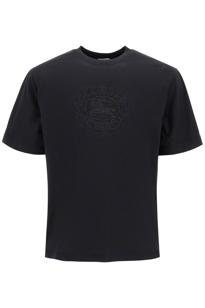 Burberry Black Cotton T-Shirt