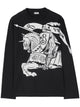 Burberry Ekd Print Cotton Sweatshirt