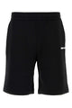 Burberry Black Cotton Bermuda Shorts