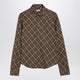 Burberry  Oxid-Coloured Check Cotton Shirt