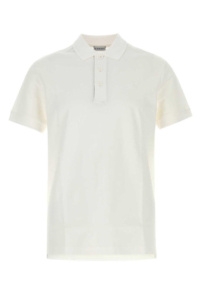 Burberry White Cotton T-Shirt