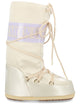 Moon Boot Ivory Leather Boots