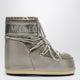 Moon Boot Icon Low Glance Boots In Platinum