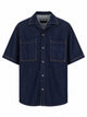 Versace Jeans Couture Camicia In Denim Con Logo