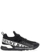 Versace Jeans Couture Black Polyester Sneakers