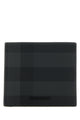 Burberry Grey Polyurethane-Cotton Wallet