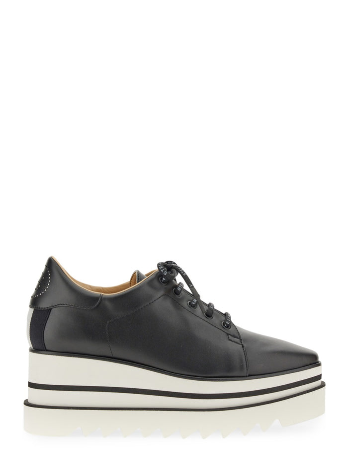 Stella Mccartney Stringata Con Zeppa Elyse