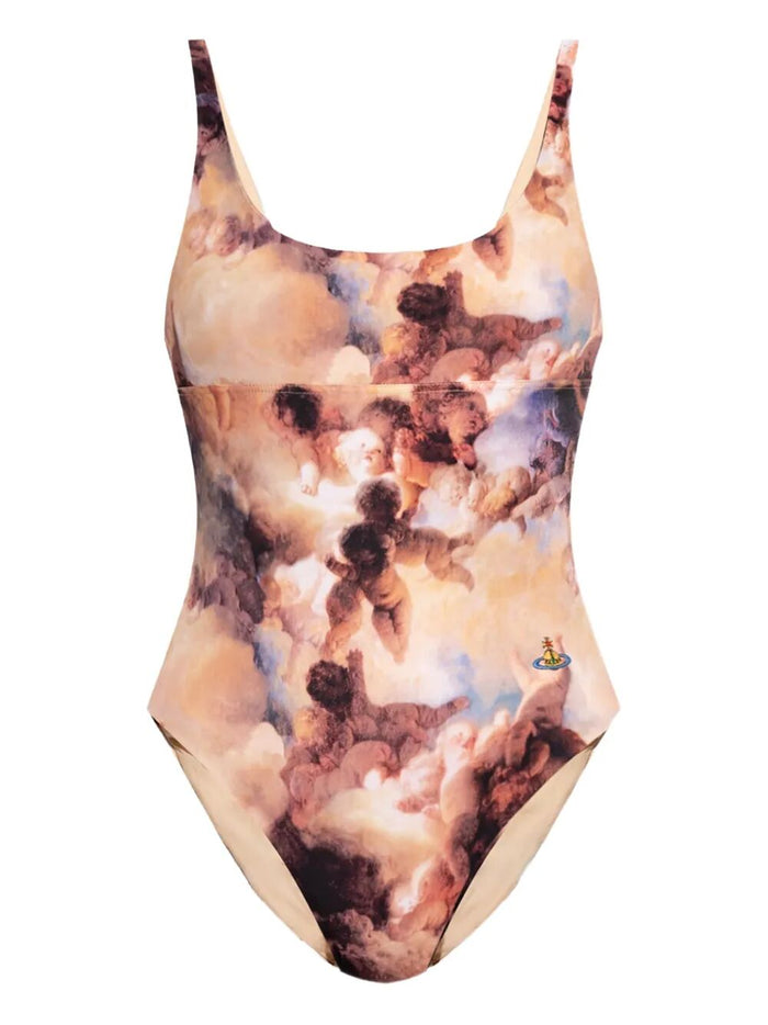 Vivienne Westwood Cherubs Straight Line Swimsuit