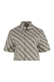 Burberry Checked Cotton Shirt