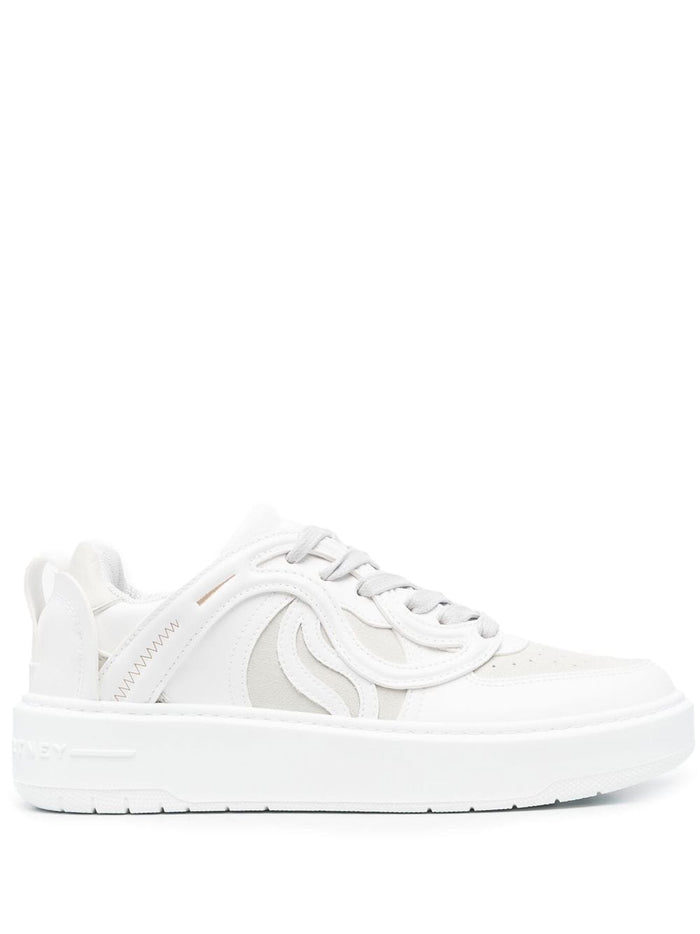 Stella Mccartney S-Wave 1 White Wool Sneakers