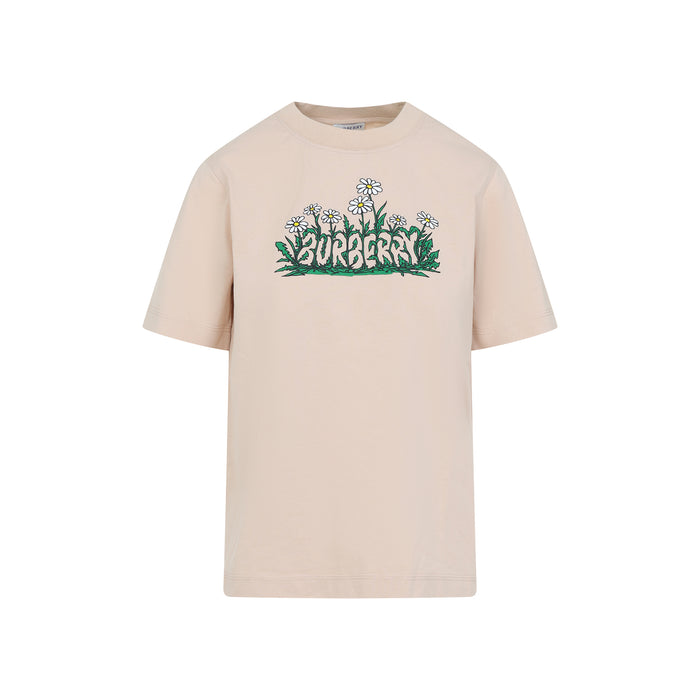Burberry Skin Pink Cotton T-Shirt