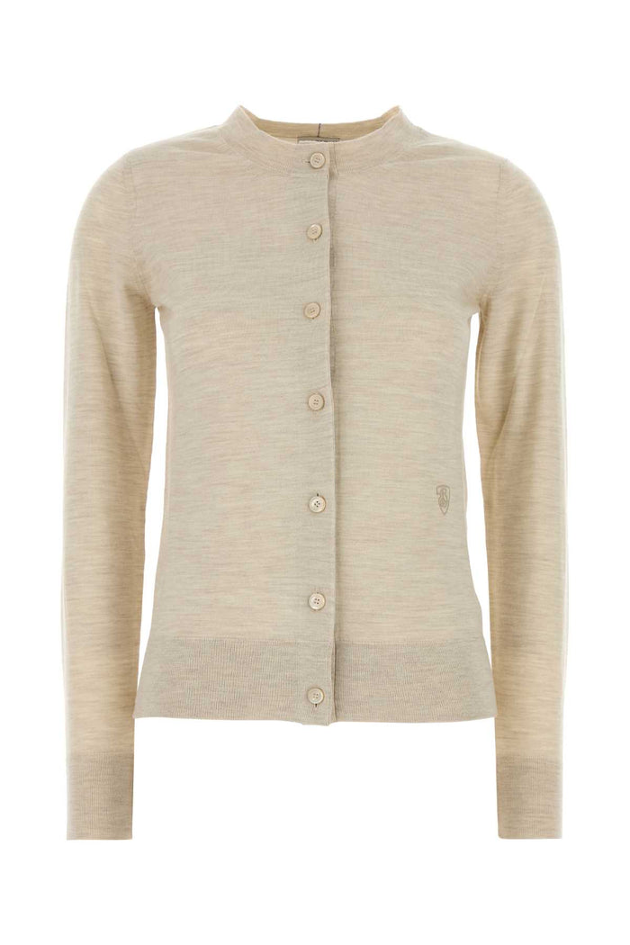 Burberry Sand Wool Cardigan