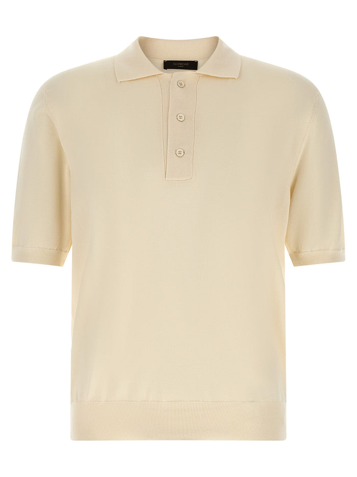 Zanone Cotton Knit Polo Shirt
