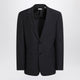 Burberry  Navy Blue Wool Blend Jacket