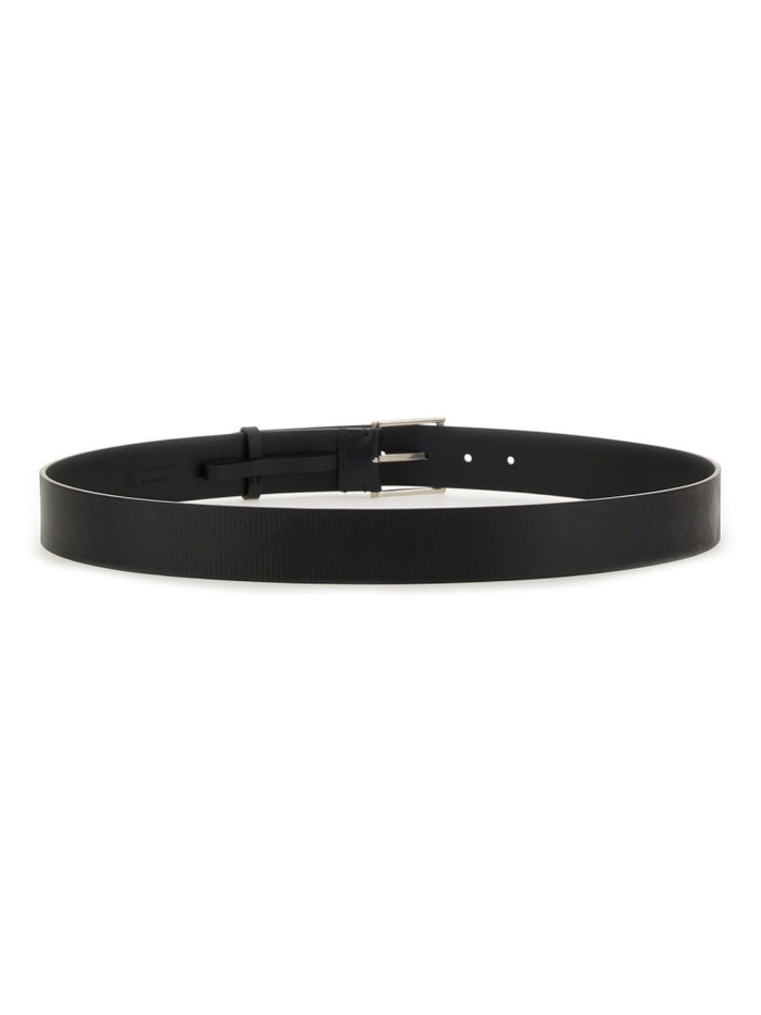 Burberry Black Calf Leather Belts
