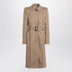 Alexander Mcqueen  Beige Trench Coat With Belt