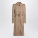 Alexander Mcqueen Beige Trench Coat With Belt