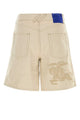Burberry Sand Cotton Bermuda Shorts