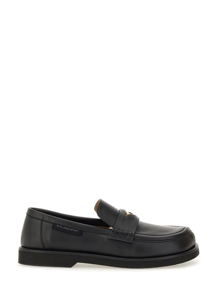 Stella Mccartney Black Recycled Cotton Loafers