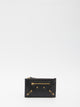 Balenciaga Black Grained Finish Bi Fold Wallet