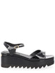 Stella Mccartney Black Polyurethane Sneaker