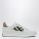 Burberry White Leather Sneaker Terrace And Check