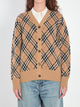 Burberry Burberry London Wool Blend Check Cardigan