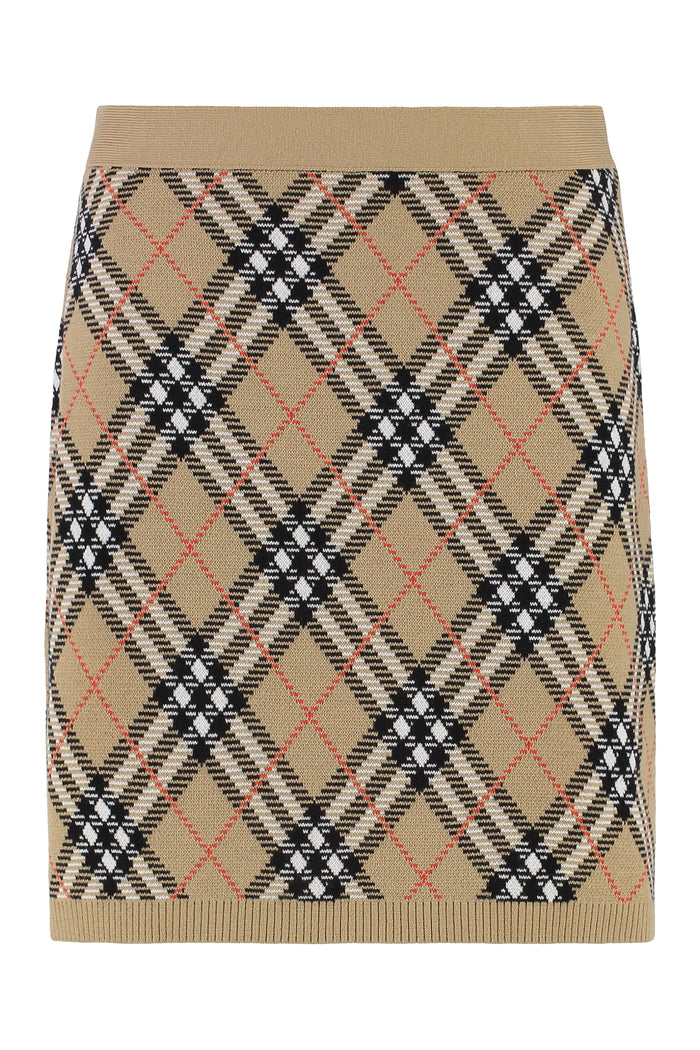 Burberry Knitted Mini Skirt