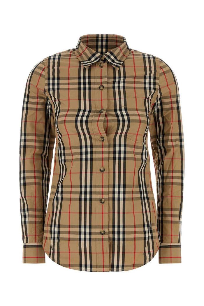 Burberry Embroidered Cotton Shirt