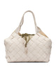 Dragon Difussion Beige Cow Leather Shoulder Bag