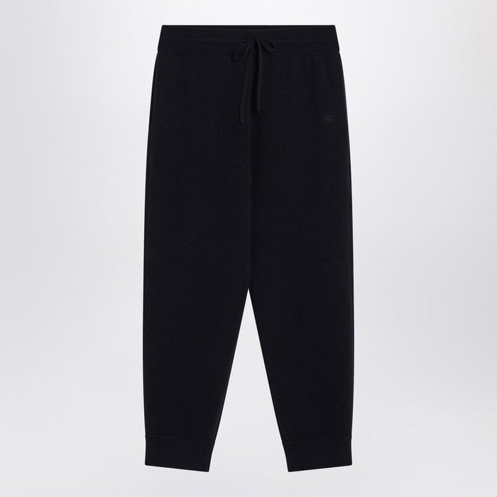 Burberry  Navy Blue Cashmere-Blend Jogging Pants