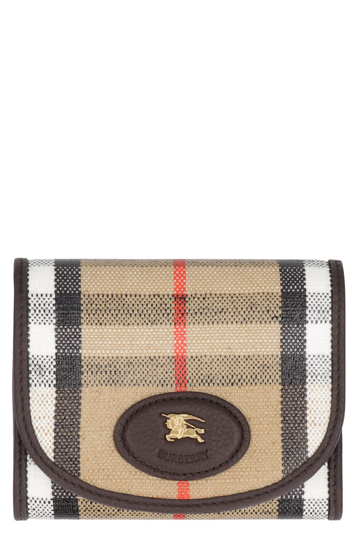 Burberry Highlands Coated Canvas Wallet