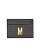 Moschino Couture Card Holder With Gold Plaque