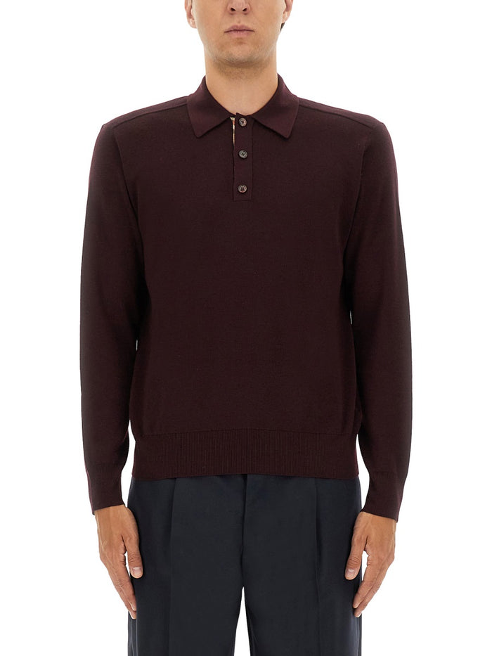 Burberry Shirt With Polo Collar