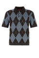 Gucci Embroidered Wool Blend Polo Shirt