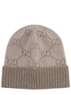 Gucci Knitted Logo Pattern Beanie